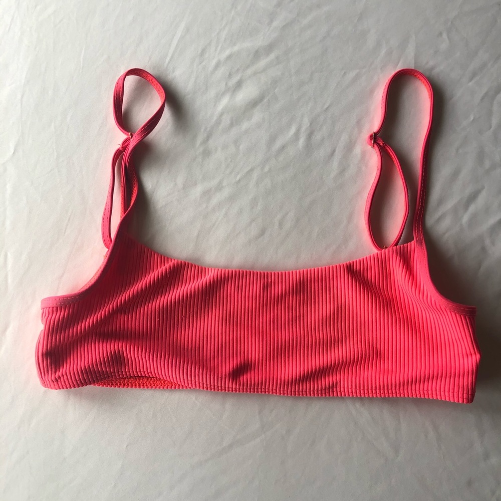 Frankies bikinis neon bikini top